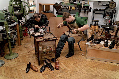 Blick in die Schuster-Werkstatt